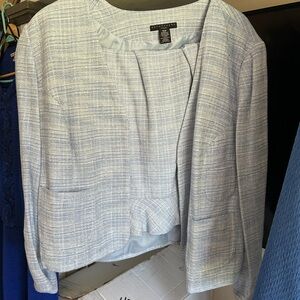 Light blue two piece suit size 24W